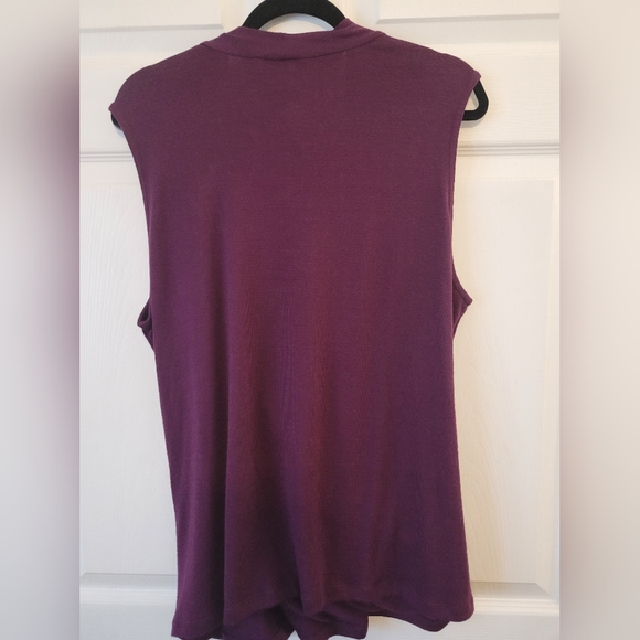 Womens Ruched Knit Top - Picture 2 of 4